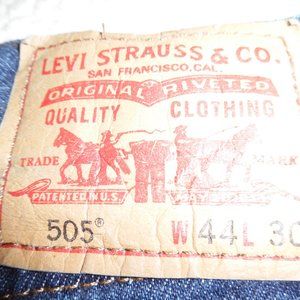 LEVI'S ORIGINAL 505 STRAIGHT FIT  44x30  MENS